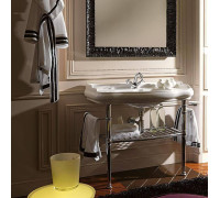 Консоль с раковиной Kerasan Retro 100х54.5 см напольная хром 7602/105001/730090