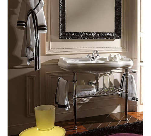 Консоль с раковиной Kerasan Retro 100х54.5 см напольная хром 7602/105001/730090