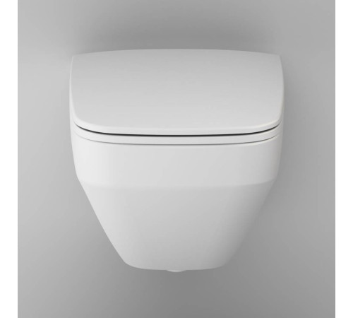 Унитаз подвесной AM.PM Inspire V2.0 FlashClean с сиденьем микролифт белый матовый C50A1700MWSC