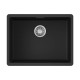 Кухонная мойка Omoikiri Kata 54-U-BL Artgranit 54x42 см черный 4993410