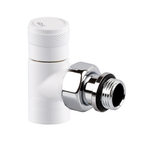 Клапан запорный угловой SR Rubinetterie Tondera 1/2 белый 0670-1500VC0A