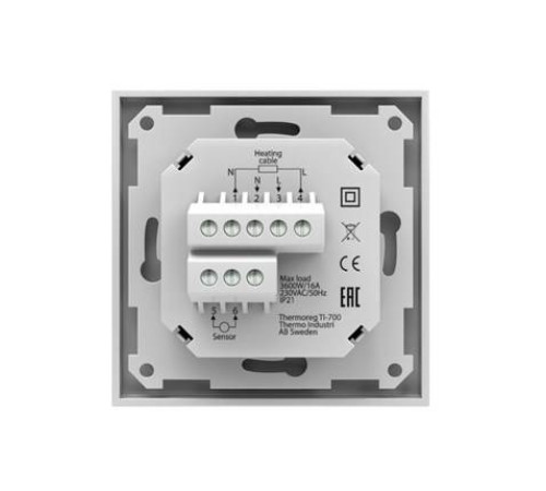 Терморегулятор для теплого пола Thermo Thermoreg TI-700 NFC Black