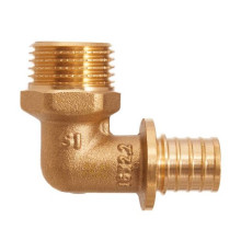 Угольник переходной латунный SMART Install 20x2.8-1/2 НР 52143S