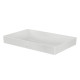 Раковина TOTO TR 60x38 см полувстраиваемая без отверстия белый L4716RE#XW
