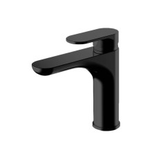 Смеситель для раковины Gattoni H2Omix7000 с донным клапаном излив 117.5 мм черный матовый 7004570NO