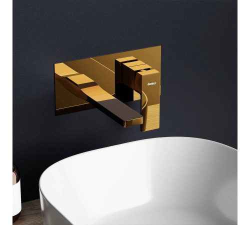 Смеситель для раковины AM.PM Gala встраиваемый золото F530260600