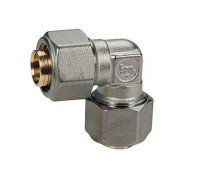 Угольник 90° Giacomini 26x3 мм латунь хромированный цанговый R561MX062