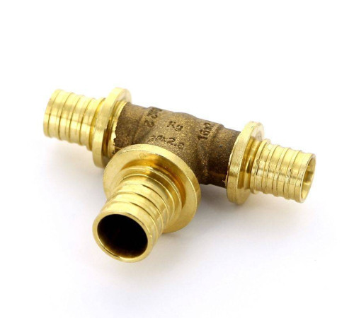 Тройник надвижной REHAU RAUTITAN RX 16х20х16 мм бронза 1377747