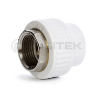 Муфта переходная полипропиленовая Fusitek 40x1 1/4 ВР FT04210