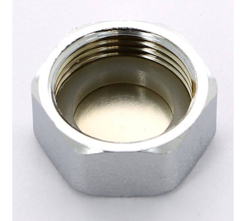 Заглушка FAR 3/4 дюйма ВР хромированная FK 4100 34