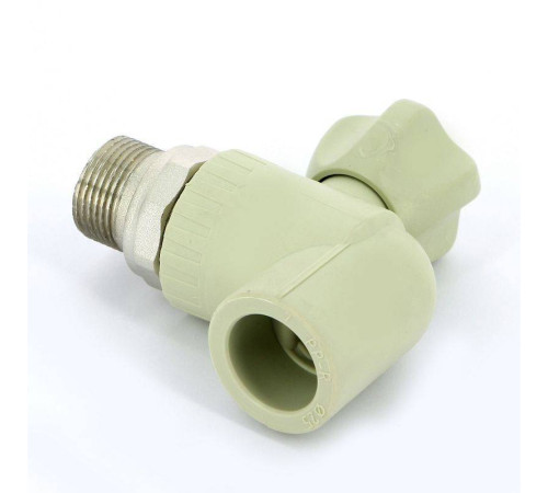 Кран для радиаторов шаровой FV-PLAST угловой сварка-НР с разъемным соединением 25x3/4 A315025000