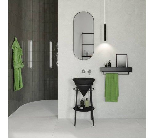 Металлическая структура напольная Kerama Marazzi Cono 44х77 см черный матовый CO.44\BLK.M