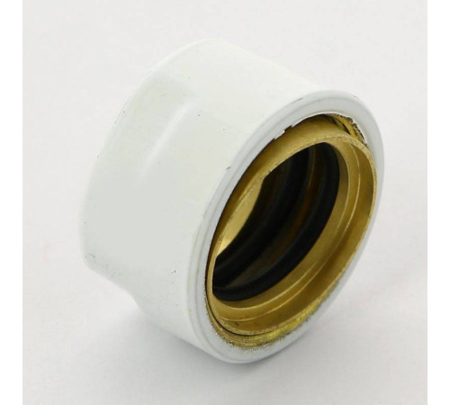 Соединитель для медной трубы Carlo Poletti 18 мм белый A58411E