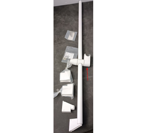 Душевой гарнитур Kludi 900 мм 90 мм 1 режим 25 л/мин хром 676409100