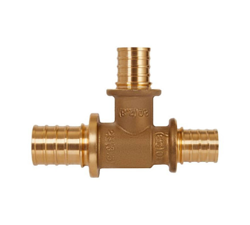 Тройник аксиальный переходной Hoobs 25x3.5-20x2.8-20x2.8 мм HB-PEXTA-252020