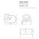 Биде подвесное Artceram Atelier 52х37 см 1 отв. белый ATB001 01 00