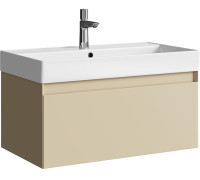 Тумба под умывальник AQUANET Geometria 80 морская дюна 791х350х470 мм GE01081MD