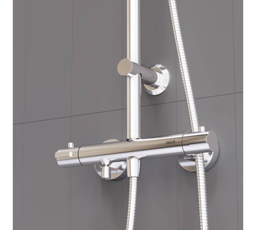Душевая система DORFF Futura с термостатом для ванны и душа D0710500