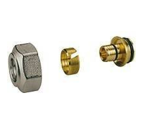 Переходник Giacomini R179E 1/2 x 16x2.2 мм евроконус латунный R179EY056