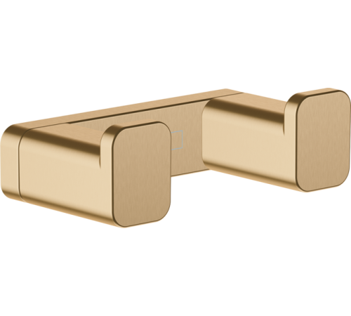 Крючок для полотенец двойной Hansgrohe AddStoris шлифованная бронза 41755140