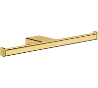 Держатель запасного рулона туалетной бумаги двойной Hansgrohe AddStoris золото 41748990