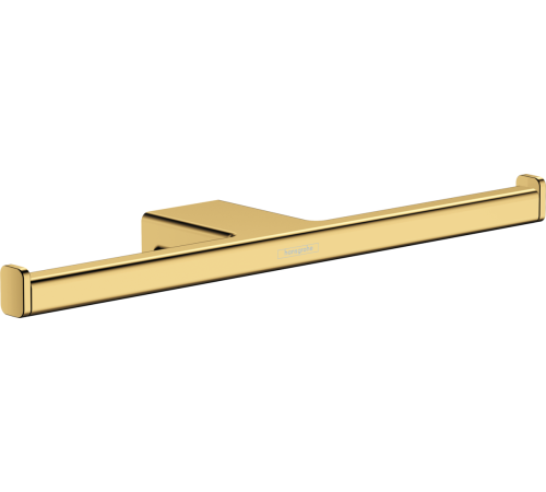 Держатель запасного рулона туалетной бумаги двойной Hansgrohe AddStoris золото 41748990