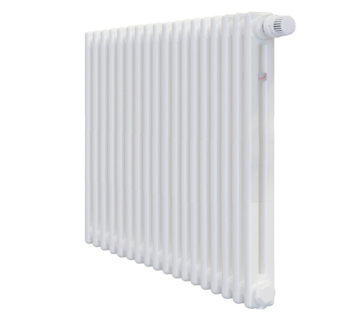 Радиатор стальной трубчатый Zehnder Charleston 2056 18 секций нижнее подключение 1/2 RAL 9016 CH 2056-18 V002 1/2 Ral 9016