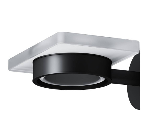 Мыльница стеклянная с настенным держателем AM.PM X-Joy черный A85A34222