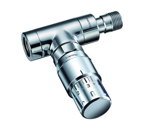Головка термостатическая Oventrop Uni SH жидкостная M30x1.5 7-28 °C матовая сталь 1012085