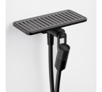 Душевой набор Alpi UP с гигиеническим душем и полкой matt black UP01NE