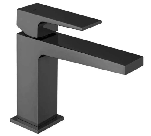 Смеситель для раковины Alpi Una18 однорычажный matt black UN18176NE/S