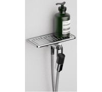 Душевой набор Alpi UP с гигиеническим душем и полкой хром UP01CR