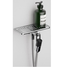 Душевой набор Alpi UP с гигиеническим душем и полкой хром UP01CR