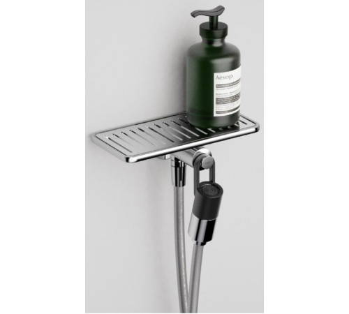 Душевой набор Alpi UP с гигиеническим душем и полкой хром UP01CR