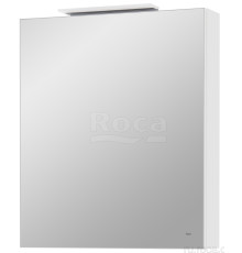 Шкаф зеркальный Roca Oleta 600х700х137 мм петли слева LED белый матовый A857645501