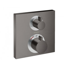 Термостат hansgrohe Ecostat Square для 2 потребителей внешняя часть черный хром 15714340