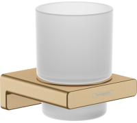 Стакан для зубных щеток Hansgrohe AddStoris шлифованная бронза 41749140