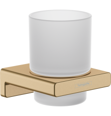 Стакан для зубных щеток Hansgrohe AddStoris шлифованная бронза 41749140