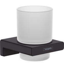 Стакан для зубных щеток Hansgrohe AddStoris черный матовый 41749670