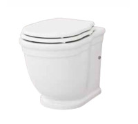 Унитаз пристенный Artceram Hermitage 36х55 см выпуск в стену белый HEV005 01 00