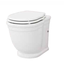 Унитаз пристенный Artceram Hermitage 36х55 см выпуск в стену белый HEV005 01 00