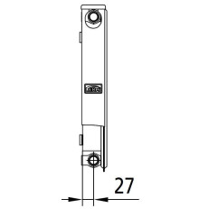 Радиатор стальной панельный Kermi therm-x2 Profil-K тип 11 500x600 мм боковое подключение FK0110500601N2Y RAL 9016