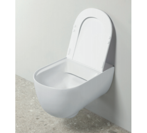 Унитаз подвесной Artceram THE ONE безободковый 52х35 см белый THV001 01 00