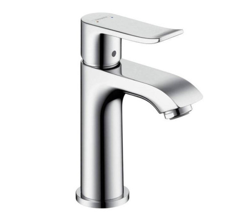 Смеситель для раковины Hansgrohe Metris 100 без сливного гарнитура хром 31186000