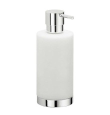 Дозатор для жидкого мыла настольный Colombo Design Nordic хром/белый B9324.CR-CBO