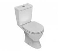 Унитаз-компакт Ideal Standard Eurovit 3/6 л горизонтальный выпуск сиденье дюропласт V337001