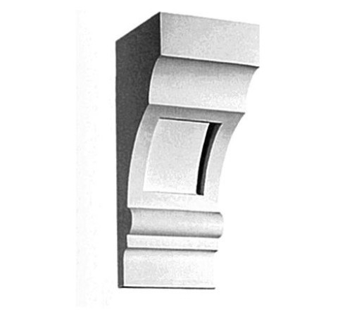 Консоль декоративная из полиуретана DECOMASTER 125x295x145 мм 68667