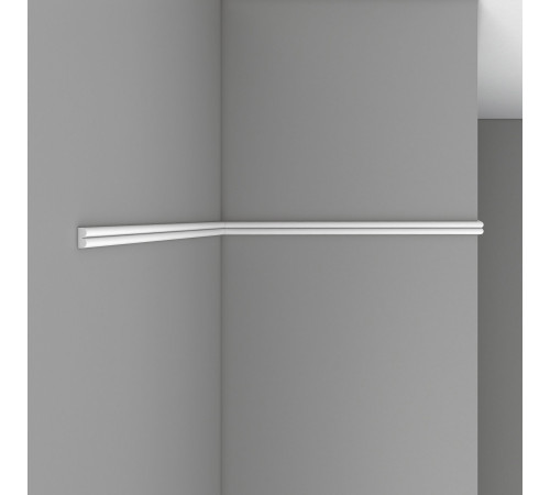 Молдинг гладкий DECOMASTER DI-113 полиуретан 20х9х2400 мм DI-113