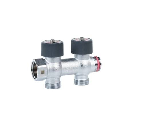 Коллектор распределительный REHAU HLV 2 выхода 3/4 x 3/4 EK 11316443001