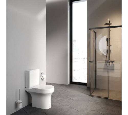 Унитаз-компакт AM.PM X-Joy безободковый с сиденьем микролифт C85A8601SC